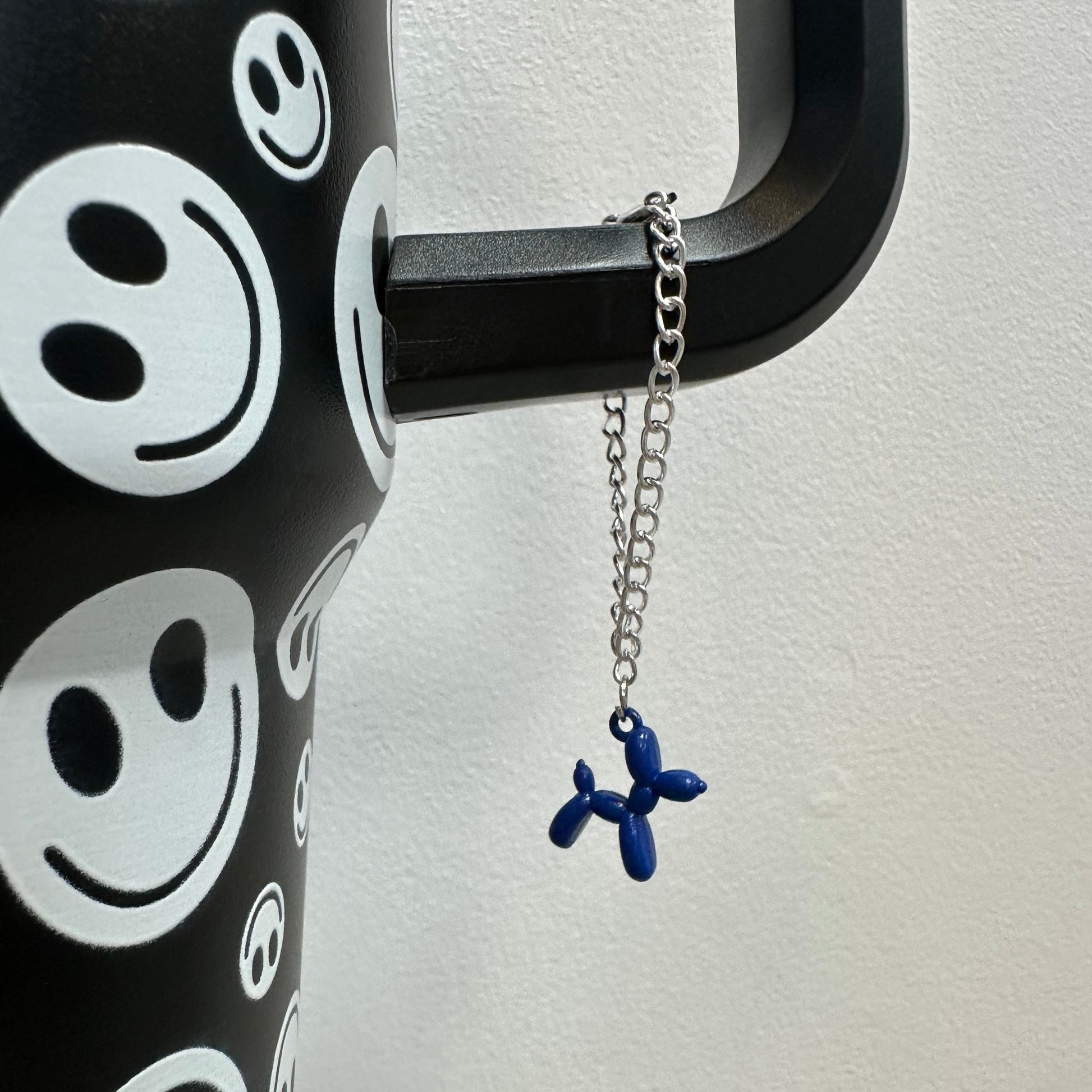 Balloon Dog Tumbler or Water Bottle Charm in Blue